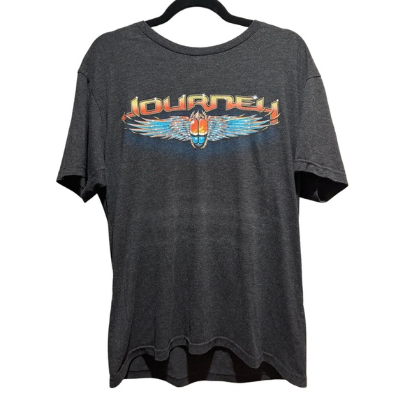 Rock & Roll Hall Of Fame Tops - Journey Rock &‎ Roll Hall of Fame 2017 Graphic Black T-Shirt Size L